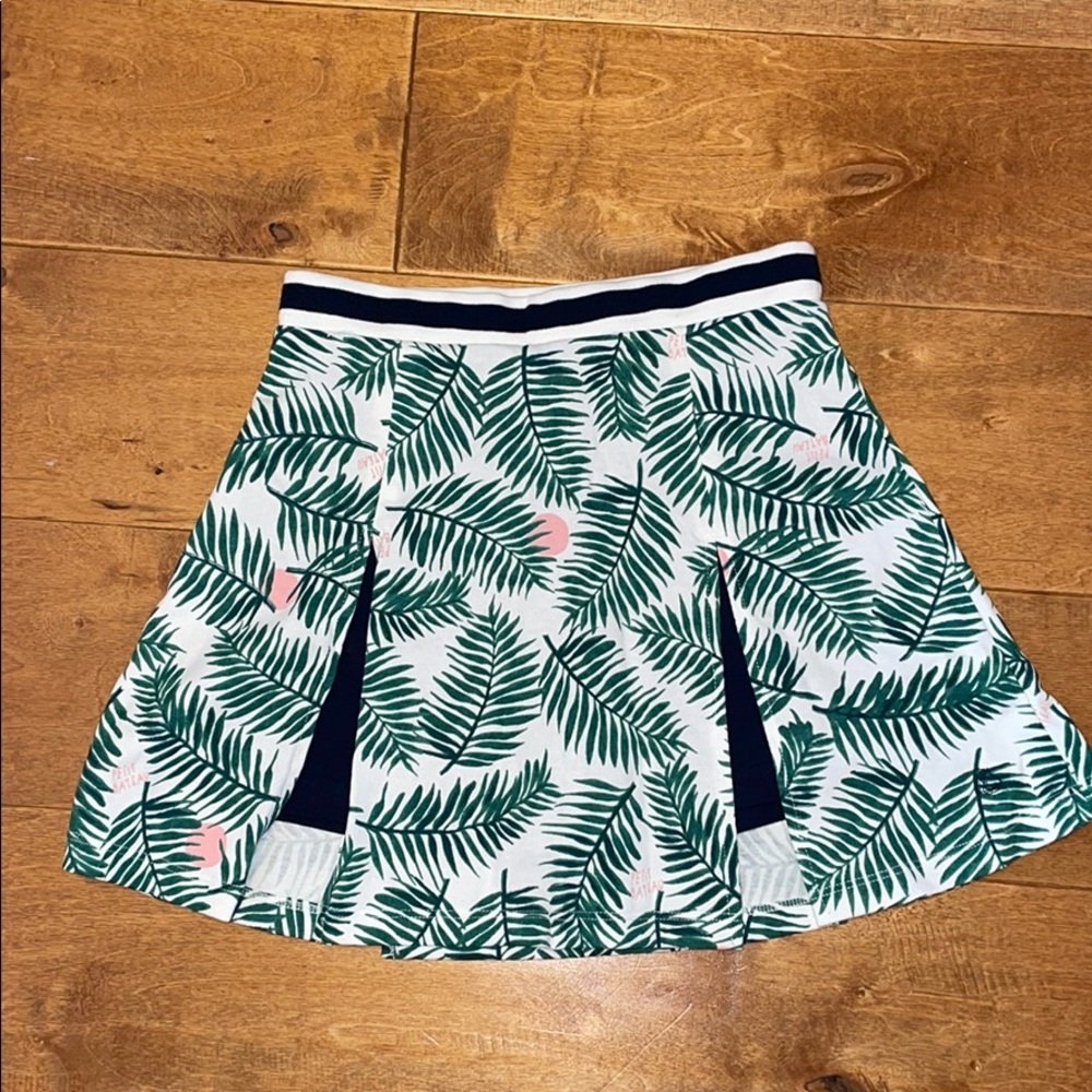 NWT Petit Bateau Girls Greenery Skort